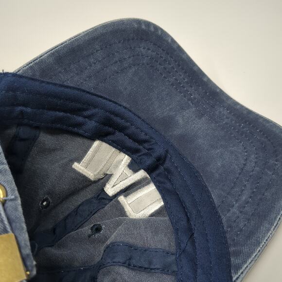 Dad Slideback Hat Blue One Size Adjustable Embroidered Nissi Caps - Picture 8 of 9